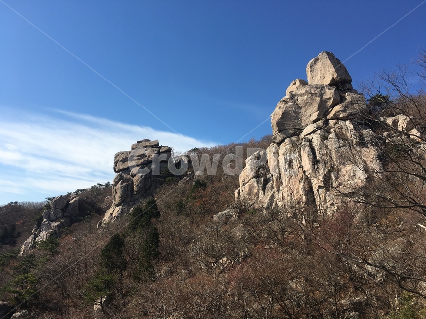 아침,금산,한려해상,국립공원,보리암