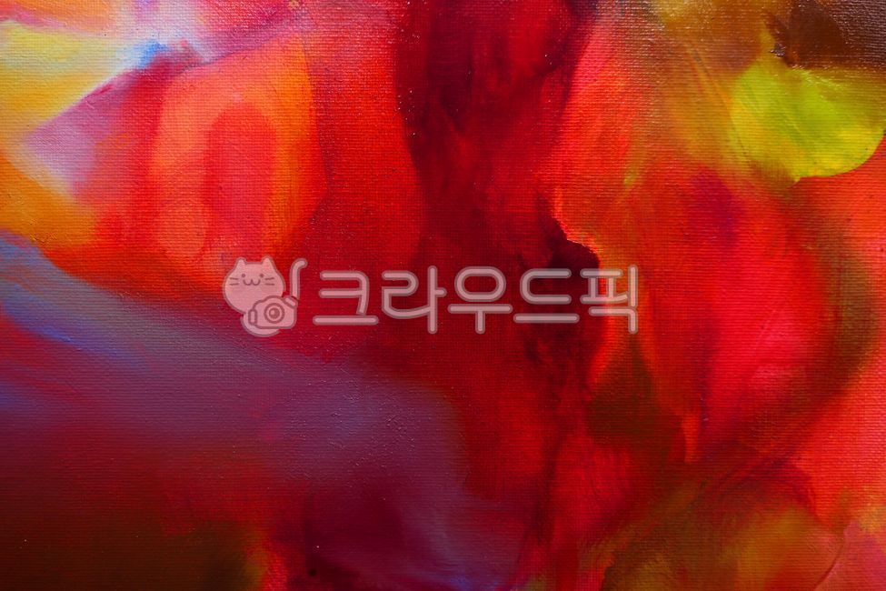 유화,오일페인팅,배경,컬러,레드,붓질감