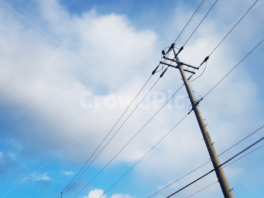 전신주,utilitypole,전선,하늘,전봇대