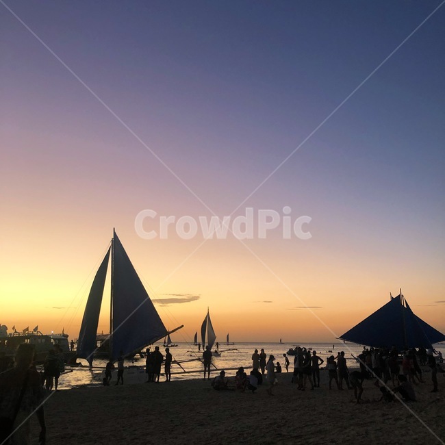 바다,여행,하늘,노을,보트,선셋,sea,travel,sky,sunset,boracay,boat,seaview
