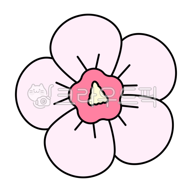 Rose of Sharon flower,Korean flower,petal,flower painting,Rose of Sharon flower icon,Rose of Sharon,Rose of Sharon painting,flower