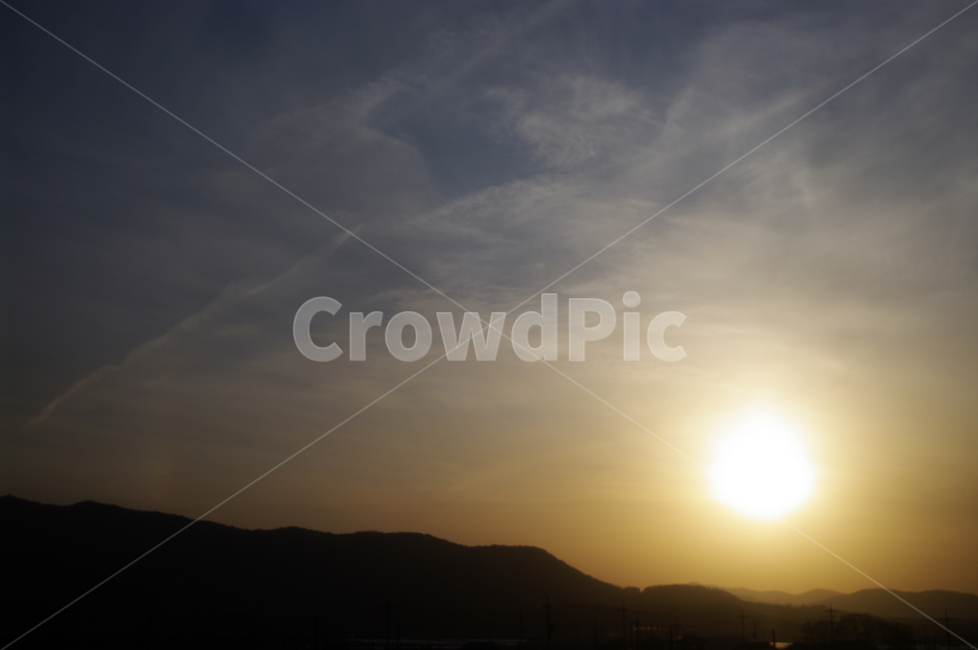 노을,태양,하늘,석양,구름,자연,풍경,nature,landscape,flare,플레어,light,빛,sunlight,햇빛,outdoors,옥외