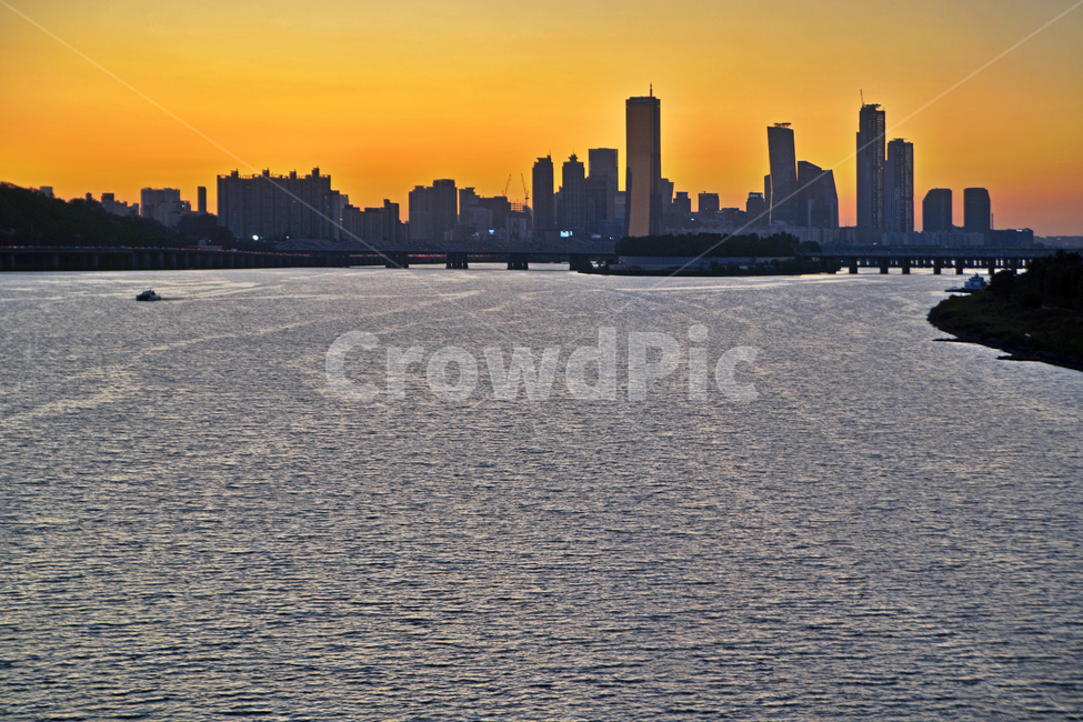 석양,일몰,지는해,붉은노을,여의도,한강,한국도시풍경,한국도시경관,korea cityscape