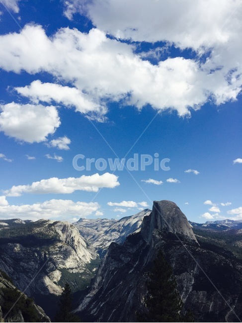 rock,sky,cloud,mountain,yosemite,nature,sight,scenery,Yosemite National Park