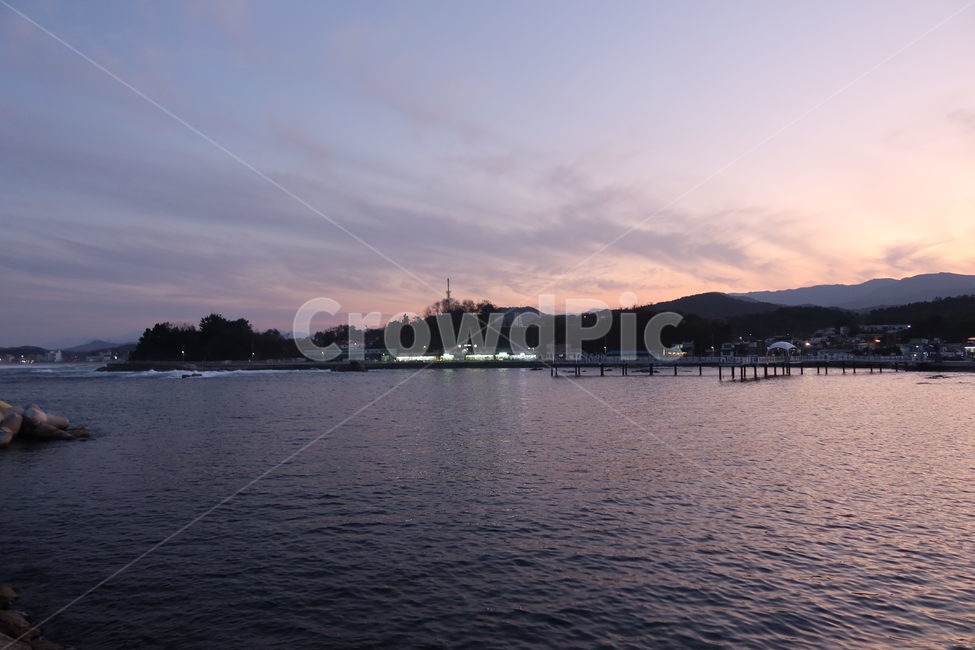 water,물,waterfront,워터프론트,노을,자연,nature,보랏빛