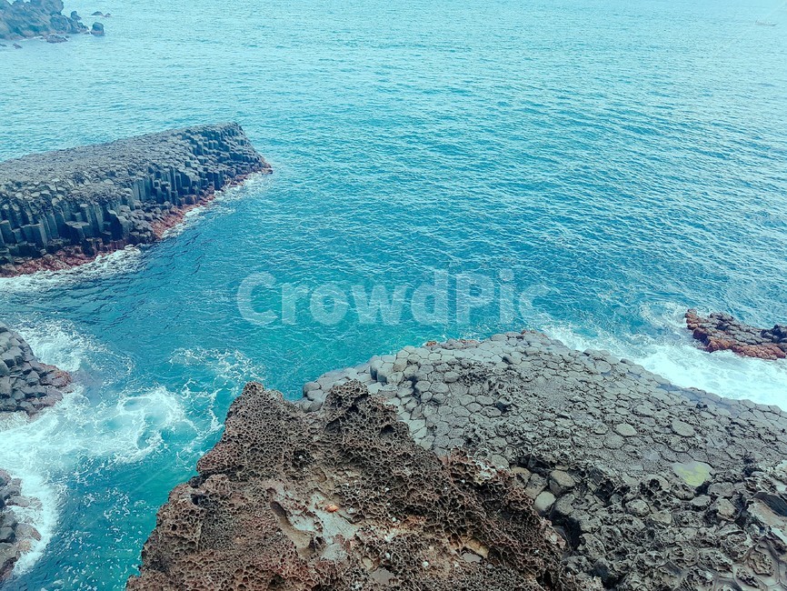 바다,주상절리,제주도,바위,sea