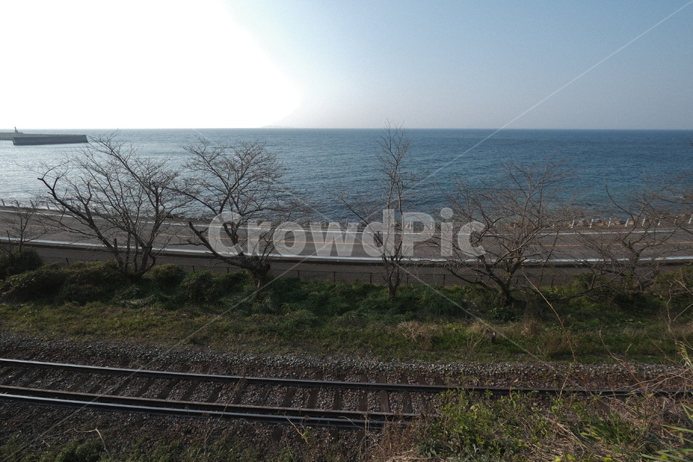 철길,바다,열차,railroad,sea,자연,풍경,nature,landscape,railway,철도,train track,기찻길,rail,레일,transportation,교통