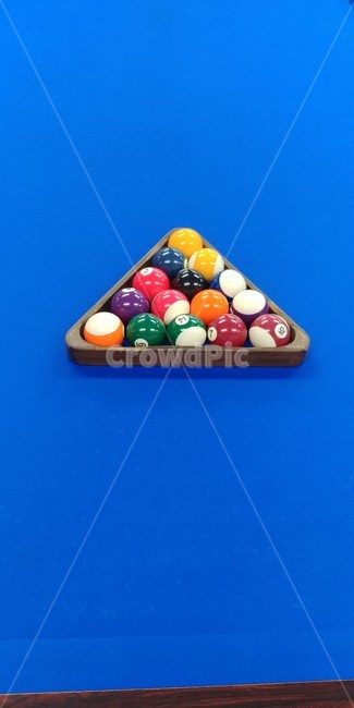 당구,당구공,공,삼각형,파란색,당구장,ball