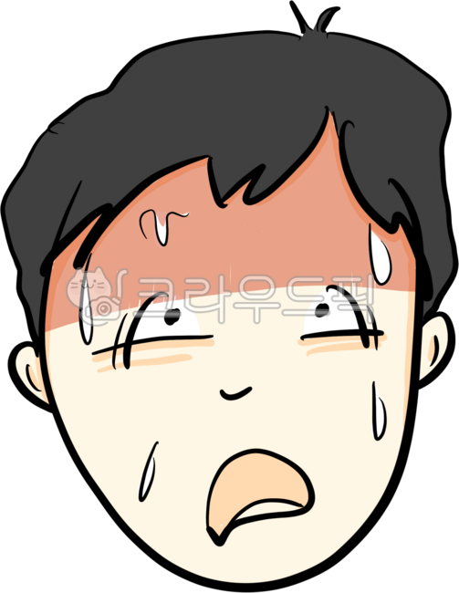 얼굴표정,더운사람,더운표정,더워하는표정,열나는사람,열나는얼굴,땀나는,더운날씨,한여름,무더위,땀나는얼굴,사람표정,fever,열사병,고온,midsummer,highsummer,아픈사람