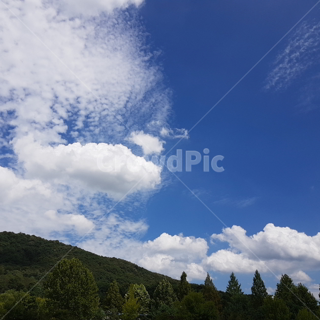 하늘,구름,풍경,자연,산
