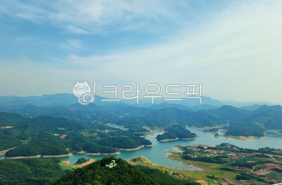 자연풍경,한국산,여름품경,산과호수,landscape,정상뷰,등산