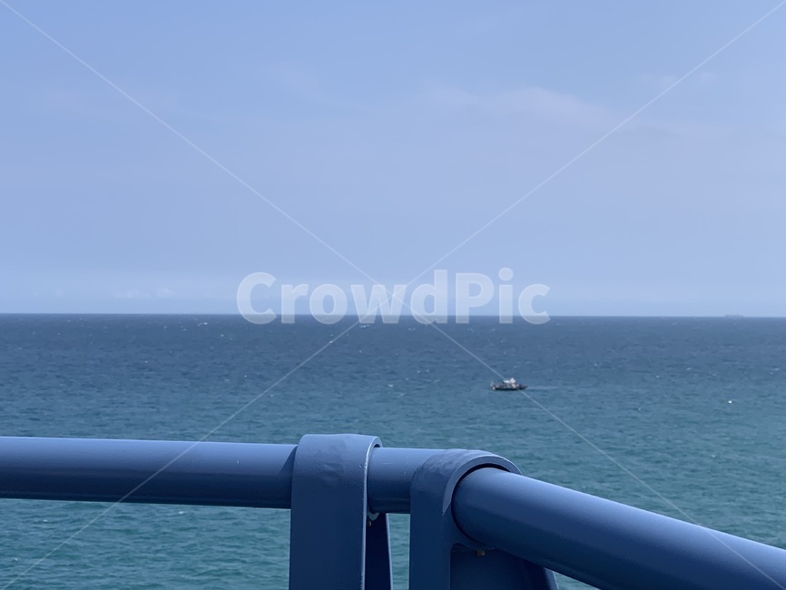 하늘,바다,여름,분위기,배,감성,blue,sea,beach,청사포,부산