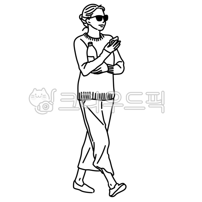 사람,사람그림,사람일러스트,인물,드로잉,라인드로잉,패션,가을패션,겨울패션,포즈,자연스러운포즈,소스,디자인소스,person