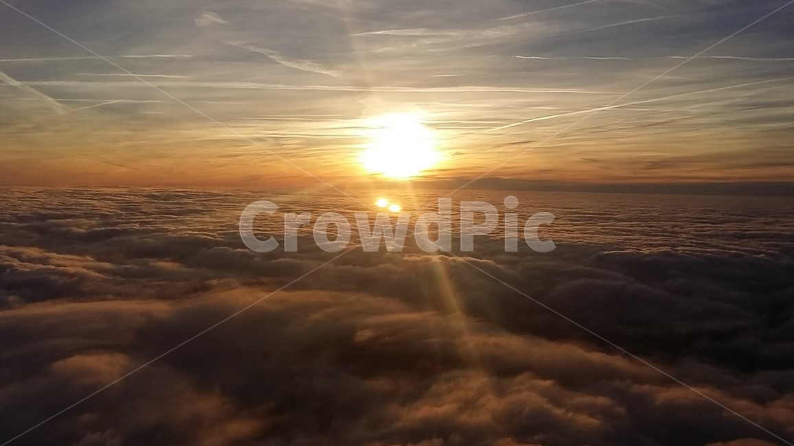노을,해질녘,하늘,구름,비행,자연,풍경,nature,landscape,outdoors,옥외,sky,sun,태양,flare,플레어,light,빛