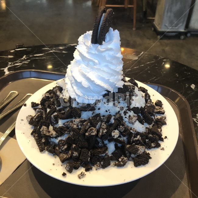 빙수,쿠앤쿠빙수,생크림,오레오,food,ice,음식,디저트