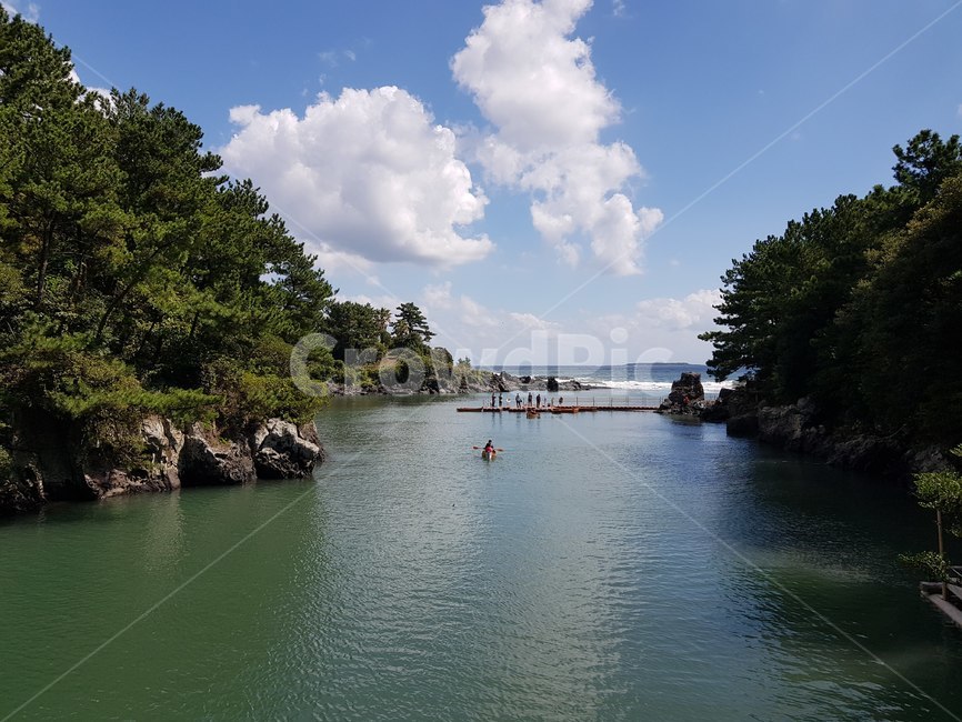제주도,카약,쇠소깍,배경화면,바다,하늘