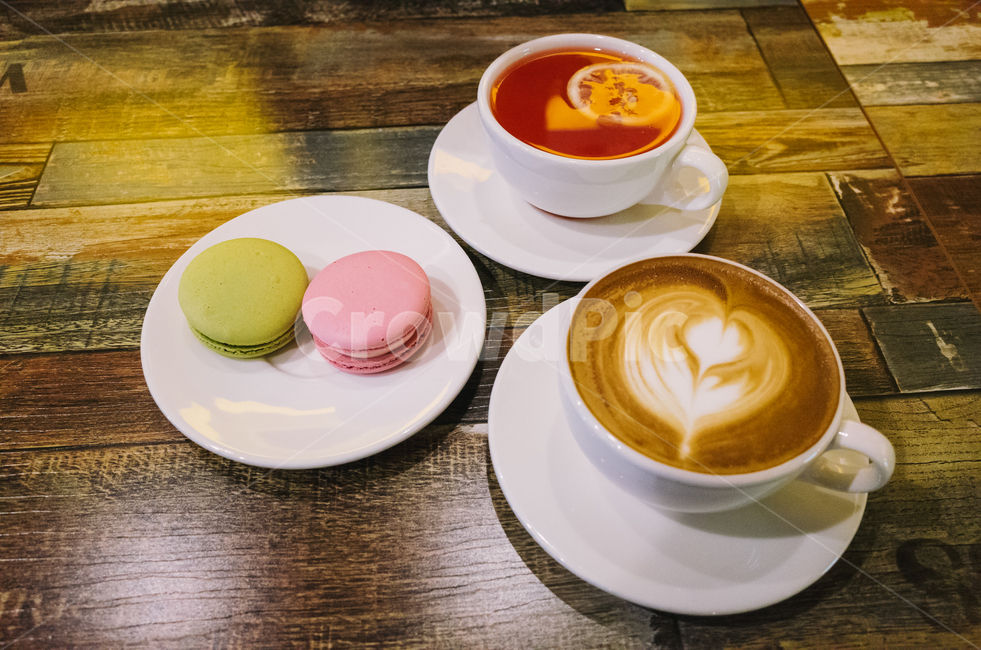 마카롱,자몽차,라떼,카페라떼,간식,디저트,디저트,간식,후식,dessert,snack