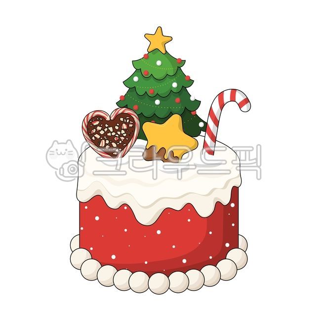 크리스마스,케이크,케익,성탄절,크리스마스트리,크림,빨강,빨간,레드,붉은,초콜릿,초코,초콜렛,지팡이,지팡이캔디,캔디,사탕,하트,별,쿠키,노랑,시럽,흘러내리는,비스킷,크래커,생크림,휘핑크림,일러스트,클립아트,디자인,그래픽,귀여운,삽화,카툰,벡터