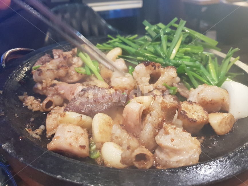 곱창,양곱창,막창,파,곱창구이,염통,음식,내장음식