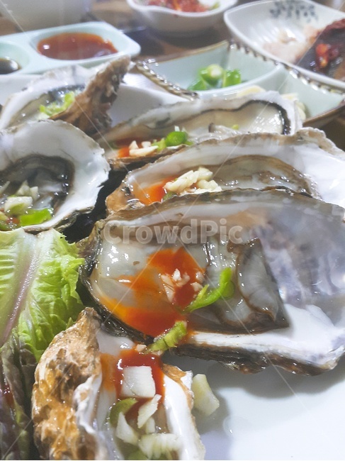 굴,석회,해산물,횟집,생굴