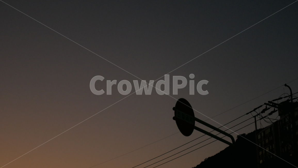 표지판,하늘,감성사진,감성,노을,야경,밤,풍경,nightscape,night,landscape,실루엣,그림자,silhouette,shadow