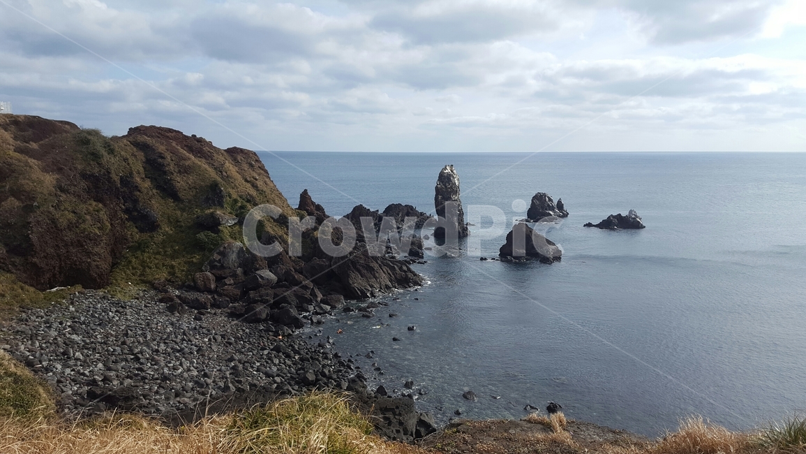 풍경,제주도,겨울,겨울바다,바다,하늘,바위,바다풍경,자연,풍경,nature,landscape,promontory,곶,shoreline,해안선,water,물,ocean,대양,sea,outdoors,옥외