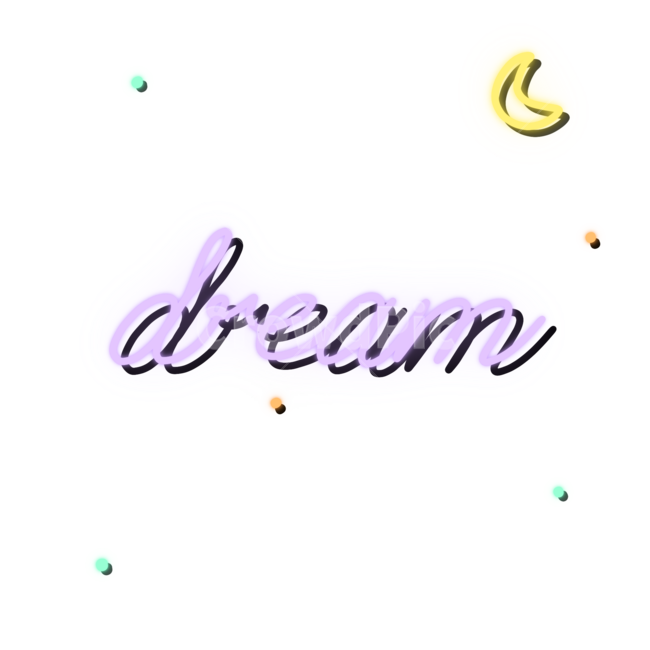 dream,네온,네온글씨,네온사인,꿈,네온문구,그래픽,일러스트레이션,graphic,illustration