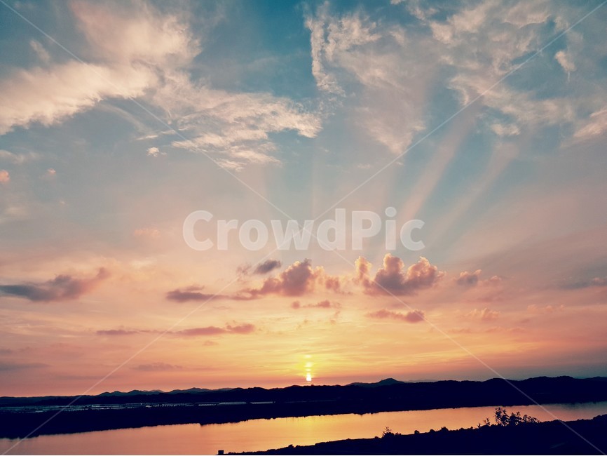 일몰,금강,하늘,풍경,노을,자연,풍경,nature,landscape,outdoors,옥외,sunlight,햇빛,sky