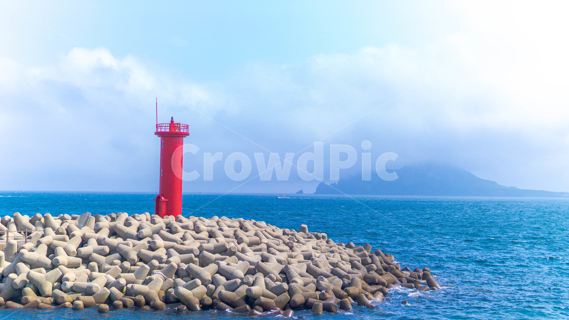 바다,오션,힐링,우도,등대,섬,날씨,방파제,해안,등대,lighthouse