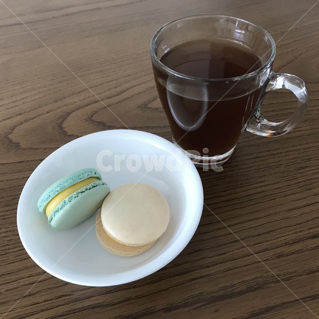 아메리카노,마카롱,커피타임,coffee,커피한잔의여유