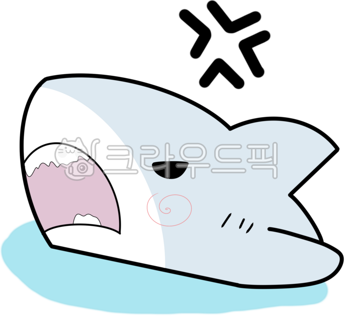 상어,화난상어,귀여운상어,상어그림,angryshark,shark