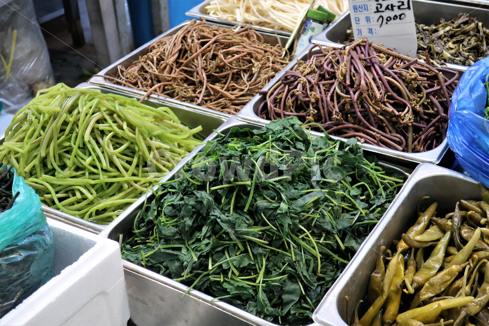 시장,각종,나물,식재료,판매,진열,음식,다이어트,반찬,시장,마트,마켓,market,mart,market place,채소,야채,vegetables