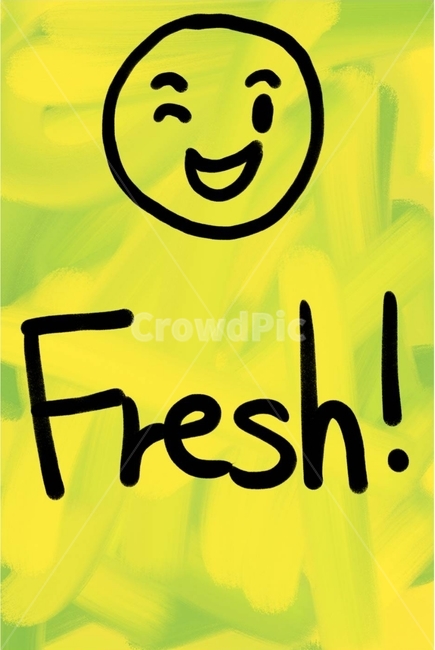 fresh,신선한,표정,라임,노랑,감정표현,기분,feeling,emotion