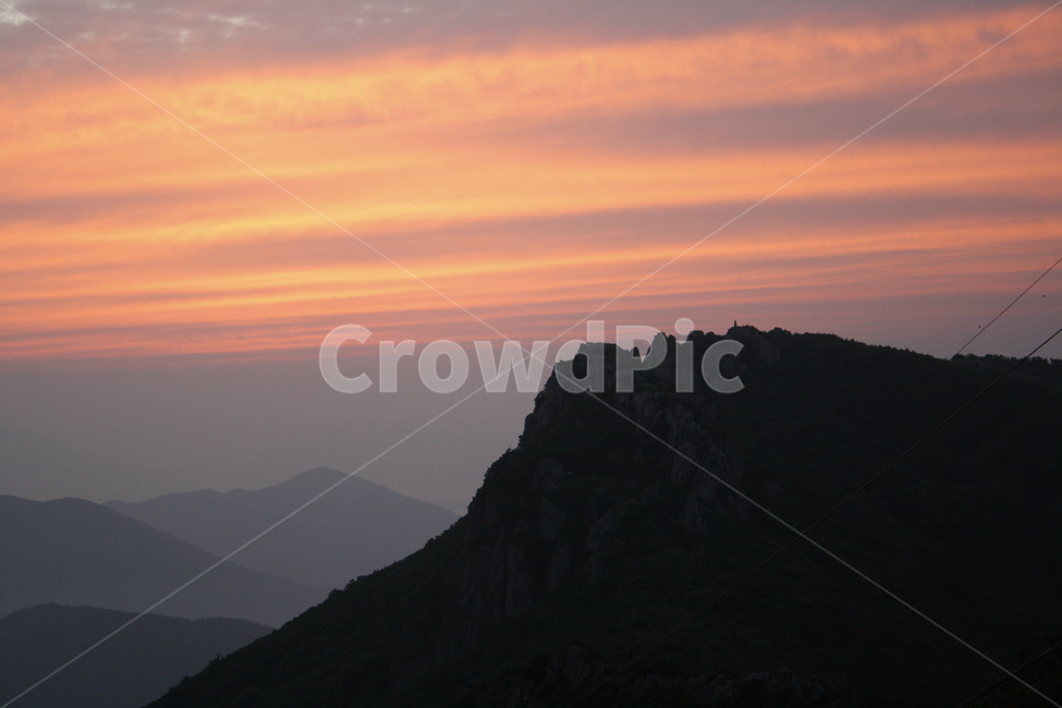 석양,산,자연,구름,풍경,수묵화,안개,자연,풍경,nature,landscape,outdoors,옥외,mountain range,산맥,mountain