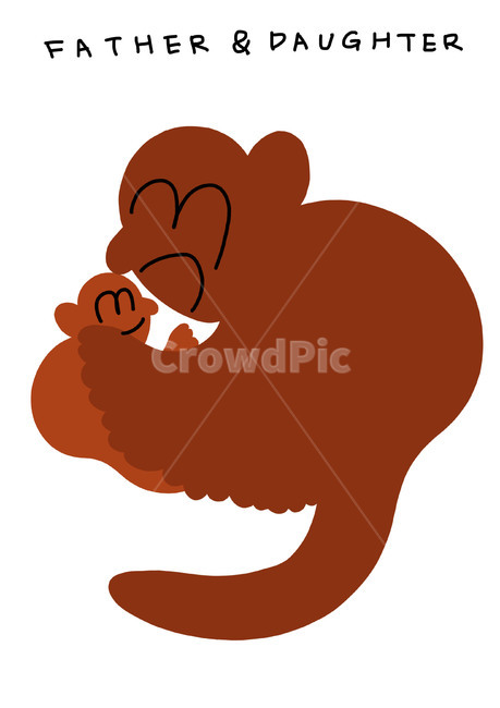 일러스트,원포인트,원숭이,monkey,drawing,art,액자,animal,그래픽,일러스트레이션,graphic,illustration