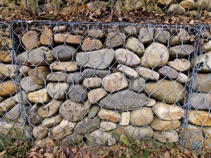 옹벽,게비온,가을,돌,wall