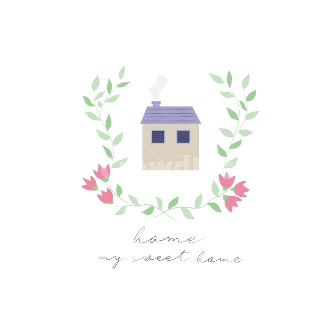 일러스트레이션,벡터,그래픽,home,초대,홈,집,꽃,잎,frame,deco,grsphic,illust,illustration,초대장,디자인,design,프레임,invitation,장식,flower,leaf,그래픽,일러스트레이션,graphic,illustration