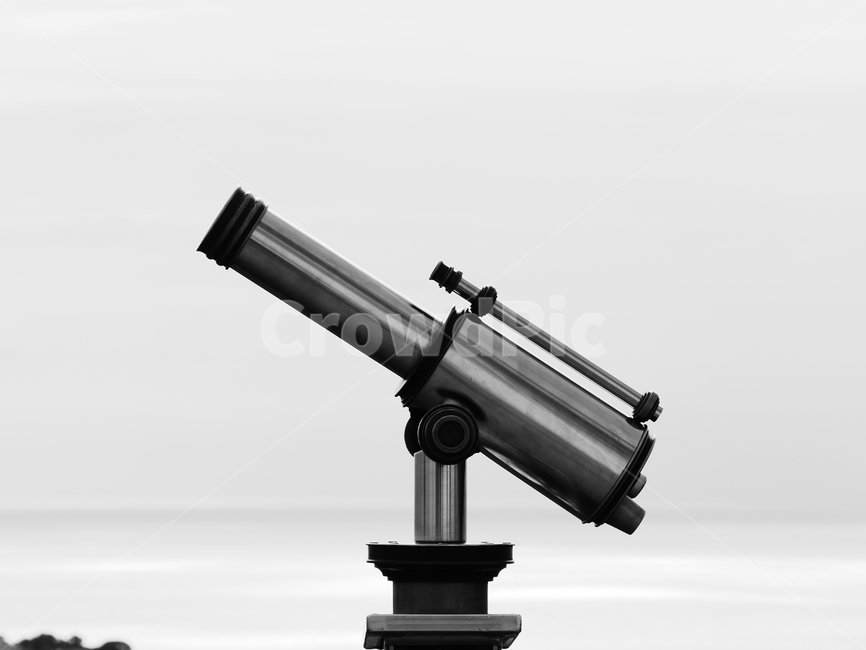 telescope,망원경,시선,방향,시야,바라봄,사물,오브제,objet,관찰,흑백,모노톤,monochrome,black and white,사물,물건,오브젝트,thing,object,matter