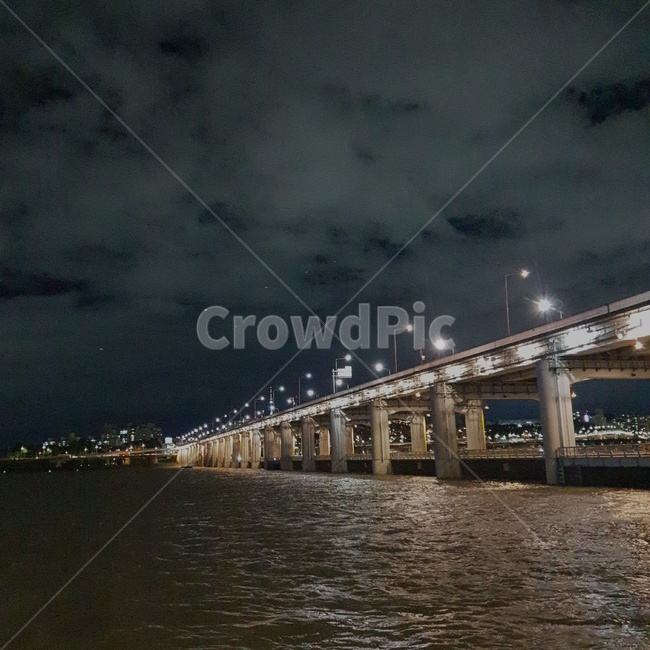 반포대교,다리,한강,야경,강,조명,풍경,밤,city,도시