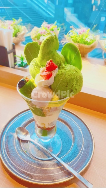 디저트,dessert,food,파르페,parfait,녹차