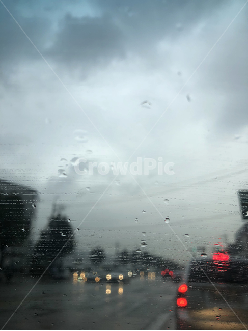 저녁,먹구름,비,빗방울,rain