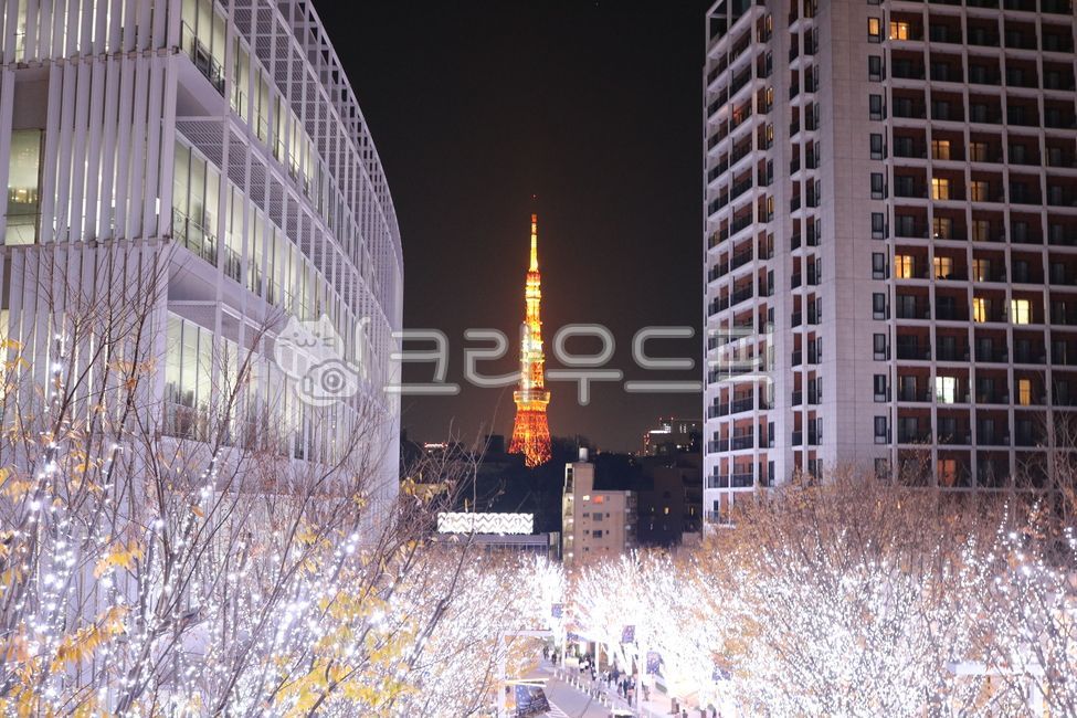 Tokyo Tower,Mori Tower,light,Luminarie,building,Yearend,Roppongi