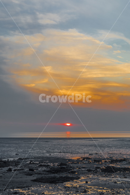 장봉도,낙조,풍경,수평선,구름,하늘,갯벌,석양,자연,풍경,nature,landscape,한국자연풍경,한국자연경관,korea nature landscape,outdoors,옥외