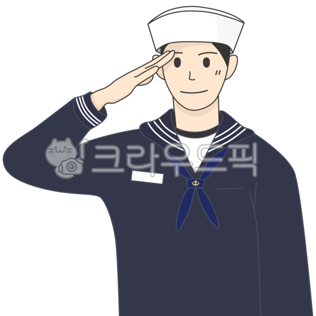 세일러복,해군,군인,경례,호국보훈,그래픽,일러스트레이션,graphic,illustration,일러스트,people,사람들,person,사람,sailorsuit