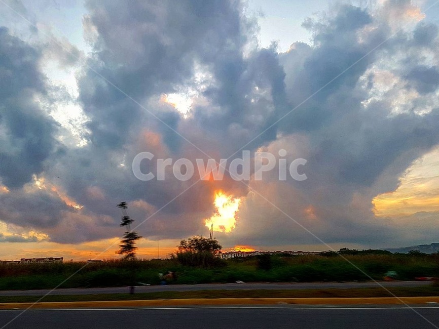구름,일몰,드라이브,도로,노을,자연풍경,자연,풍경,nature,landscape,light,빛,flare,플레어,outdoors,옥외,weather,날씨
