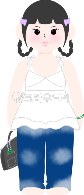 여자,여자일러스트,귀여운소녀,패셔니스타,인플루언서,mz패션,대학생,직장인,데이트룩,여행지패션