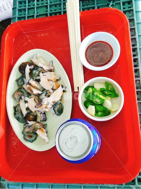 해산물,바다,초장,전복,말미잘,해삼,멍게,고추,마늘,자연,평온,힐링,색감,연출,감성,컨셉,feelling,human,rest,concept,lady,woman,sea