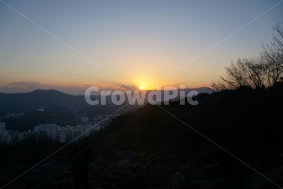 해돋이,새벽시간,해,새벽해돋이,해뜨기전