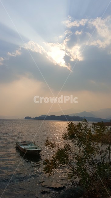 두물머리,양평,구름,나룻배,풍경,자연,풍경,nature,landscape,vehicle,차량,transportation,교통,boat,보트
