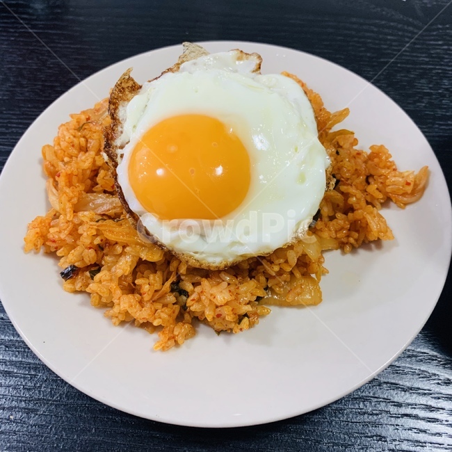egg,계란,food,음식,김치볶음밥,김치